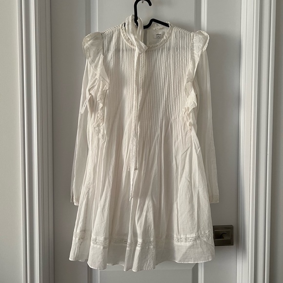 NEW Aritzia Wilfred Elia Dress WHITE - Picture 6 of 11